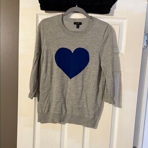 J. Crew Light Gray wool sweater